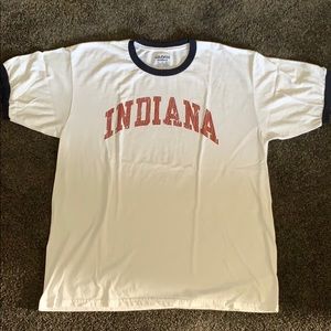 Indiana University Ringer Tee
